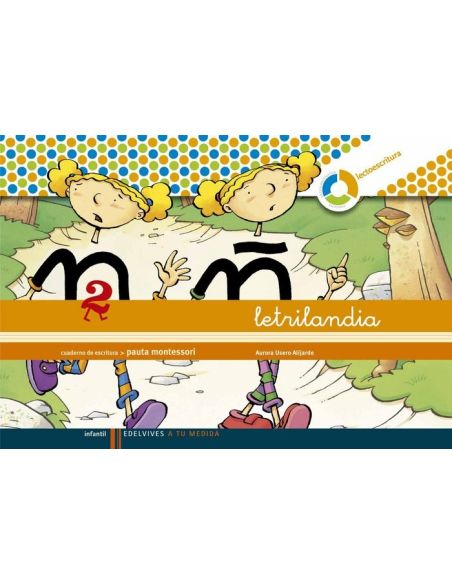 Letrilandia. Cuaderno pauta Montessori 2 Espiral