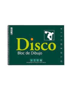 Bloc Dibujo 20H 23X34 130Gr Folio Prolongado Con Recuadro Espiral