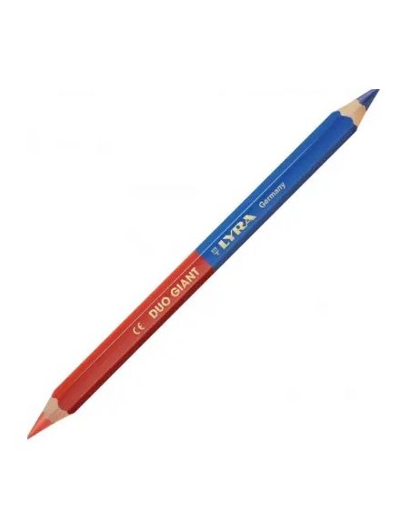 Lapiz Bicolor Rojo-Azul Gigante Lyra 6,25 Mm.