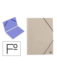 Carpeta Gomas Folio Sin Solapas Carton