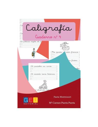 Caligrafía 4 · Pauta Montessori