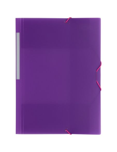 Carpeta solapas gomas colorgraf pp translucido varios colores