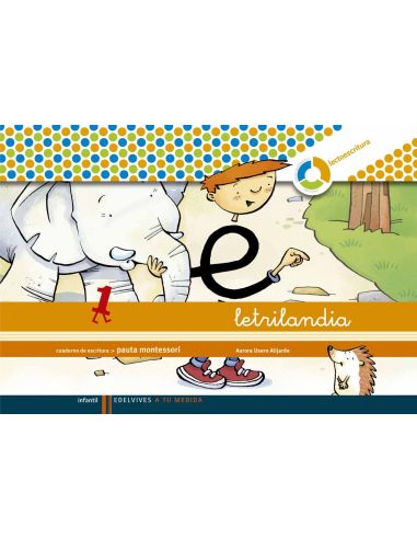 Letrilandia. Cuaderno pauta Montessori 1 Espiral