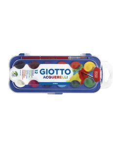 Acuarela Giotto 12 Colores Con Pincel Estuche De Plastico