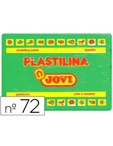 Plastilina Jovi 72 Verde Claro Unidad Tamaño Grande