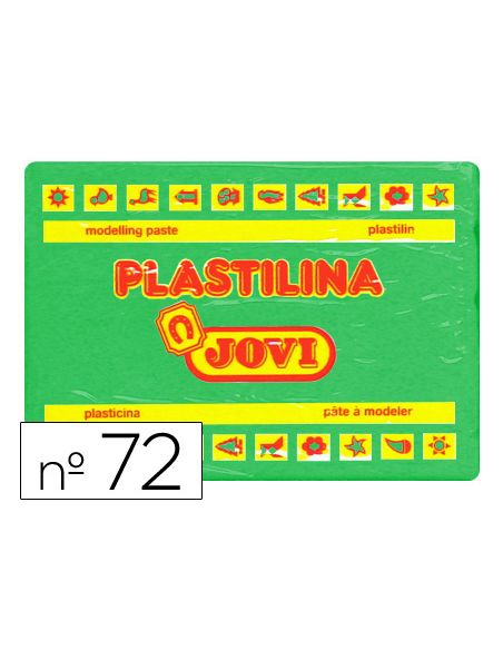 Plastilina Jovi 72 Verde Claro Unidad Tamaño Grande