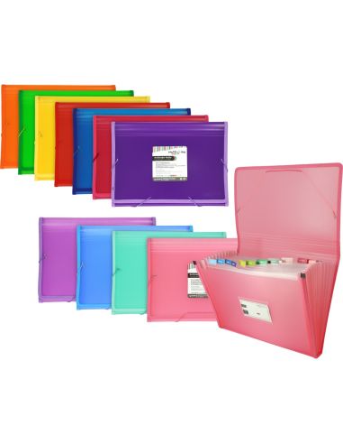 Carpeta Fuelle Gomas Fuelle Pp Multiline Folio Azul