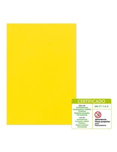 Goma Eva 60 X 40 Cm 2 Mm Modelo Liso Amarillo