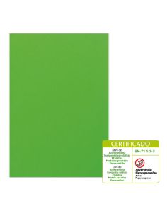 Goma Eva 60 X 40 Cm 2 Mm Modelo Liso Verde Claro