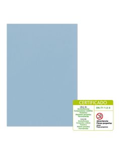 Goma Eva 60 X 40 Cm 2 Mm Modelo Liso Azul Cielo
