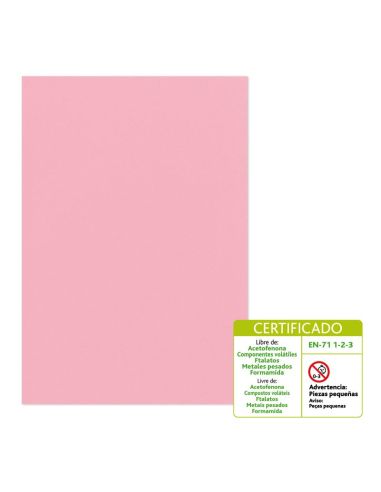 Goma Eva 60 X 40 Cm 2 Mm Modelo Liso Rosa