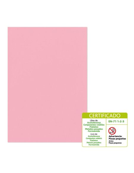 Goma Eva 60 X 40 Cm 2 Mm Modelo Liso Rosa